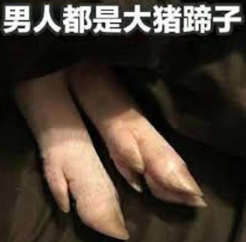 骂男人表情包：男人都是大猪蹄子，男人都是骗子