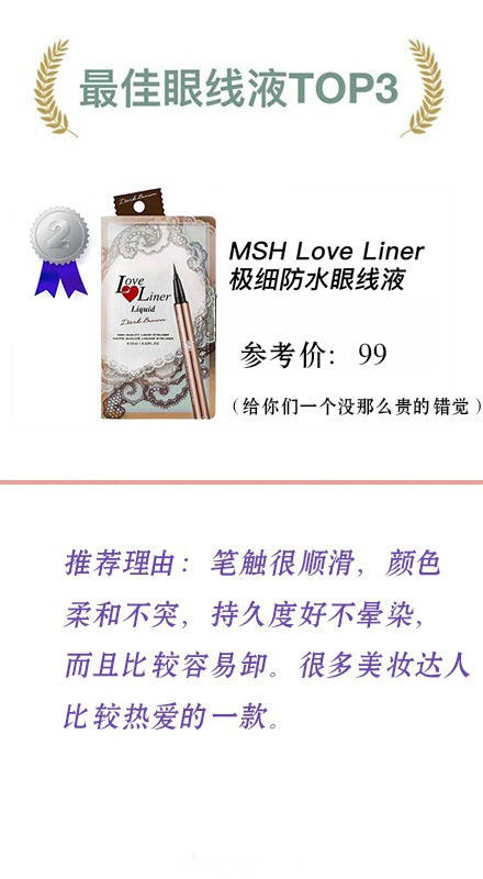 性價比超高的眼線液、眼線膠、眼線膏