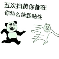 搞笑表情包：又是你小子，五次扫黄你都在场