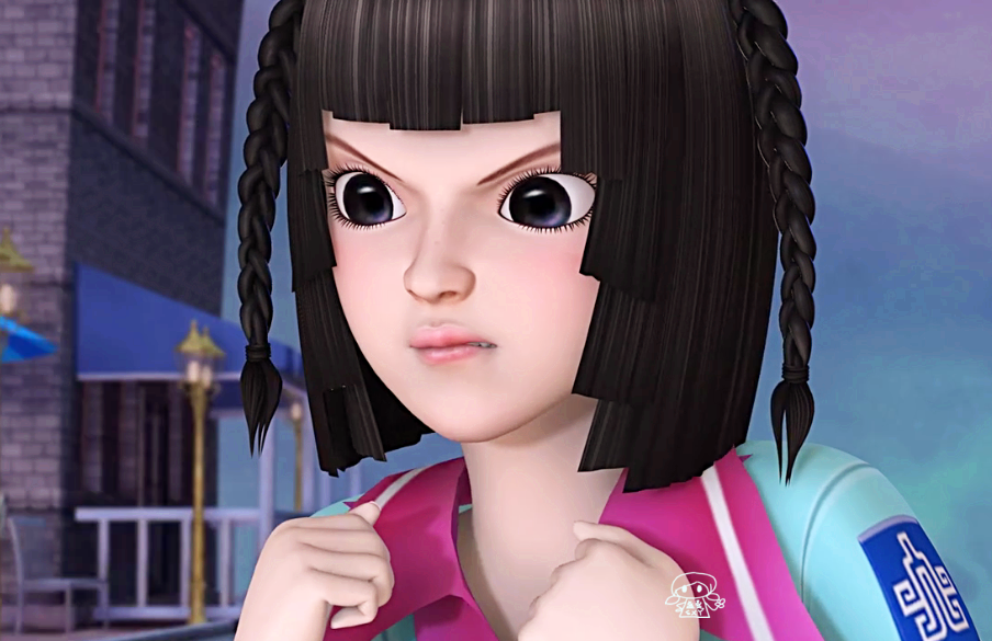 叶罗丽中生气也可爱的四个女孩,莫纱嘟嘟嘴,王默和冰公主很相似