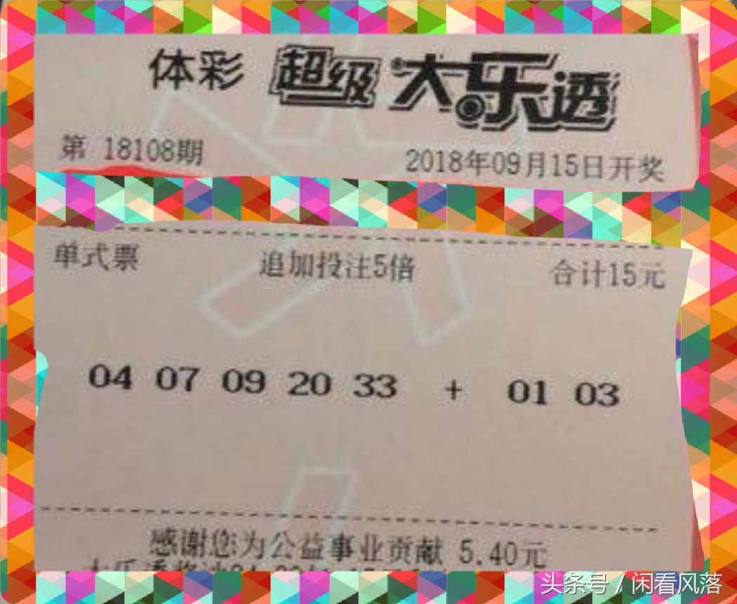 18108期大乐透精选实票提前晒，票不在大，中奖则灵