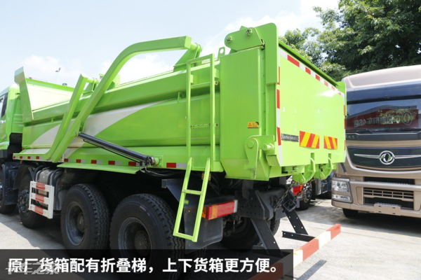 与普通版本的天龙kc自卸车不同,这款专为深圳推出的泥头车,它搭载了