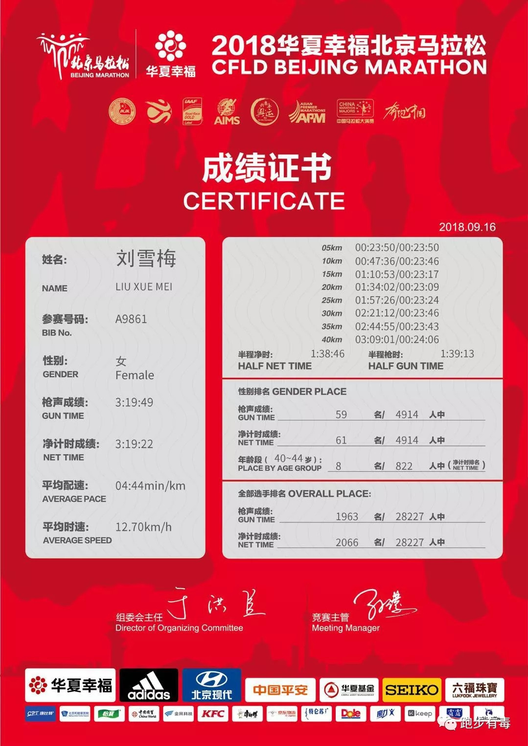 北马3小时19分！你见过凌晨4点的成都吗？她见过无数次