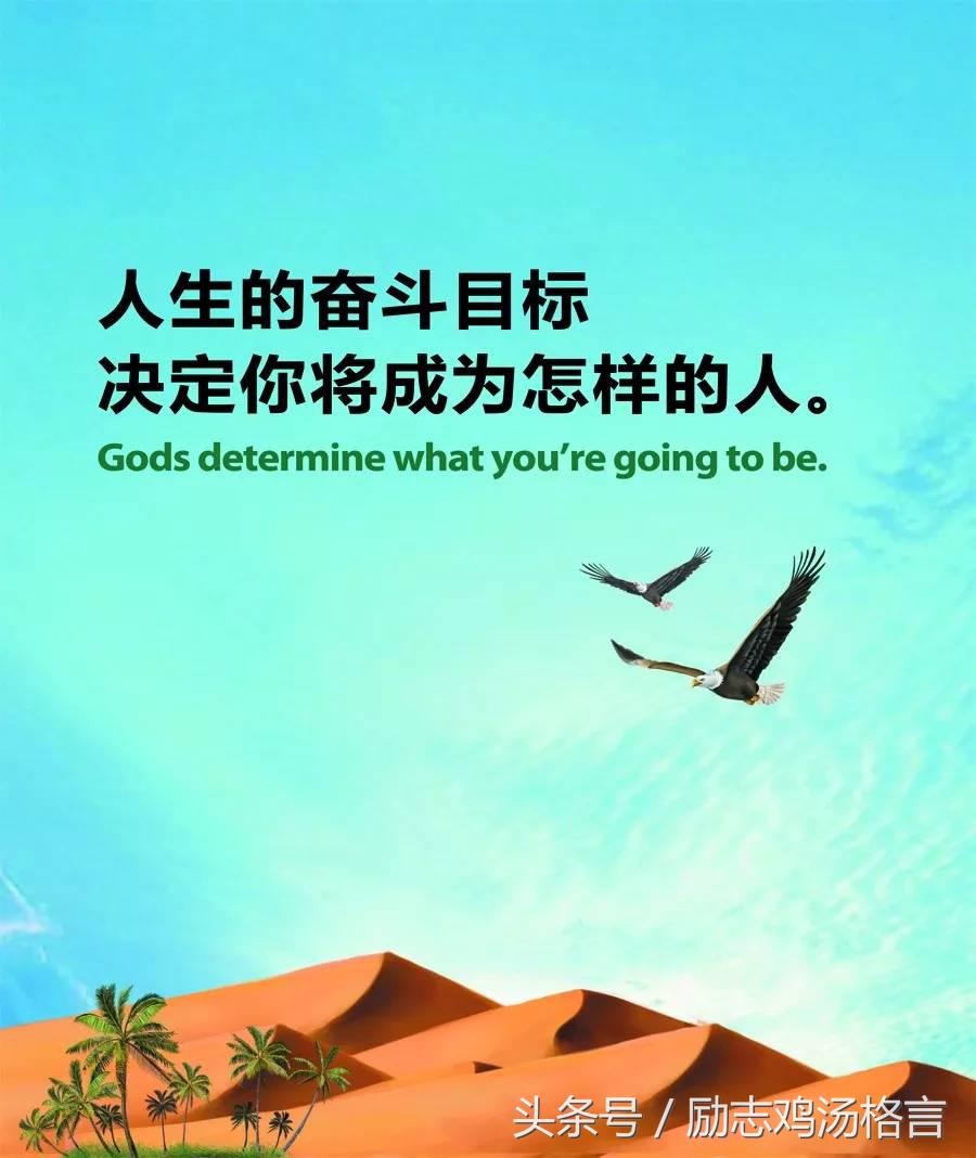 励志哲理:别低头,皇冠会掉;别流泪,坏人会笑