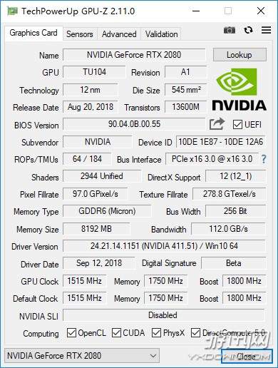 售价1万元显卡值不值得买？RTX 2080 Ti/2080首测