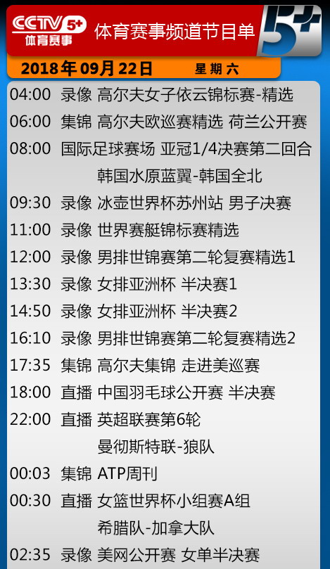 广东体育频道世界杯停播(今日央视节目单 CCTV5直播两场中超 恒大比赛或因女篮世界杯延播)