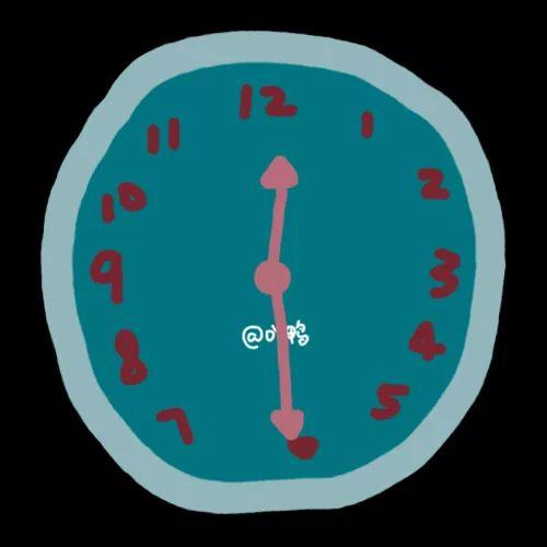 "十二点半钟"估一个动作幅度十分大嘅姿势.