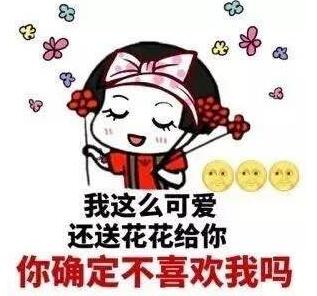 撩汉表情包14张：做我男票吧