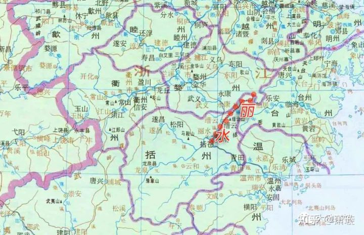 浙江省存在感最低的地级市，它们的名字“丽”该读二声还是四声？