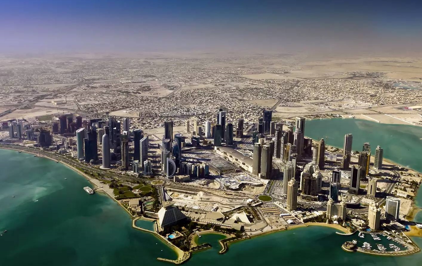 多哈是哪个国家地图(卡塔尔首都多哈:波斯湾沿岸的"体育之城",集中了