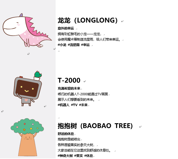 卡通人物故事| "roy6" character story