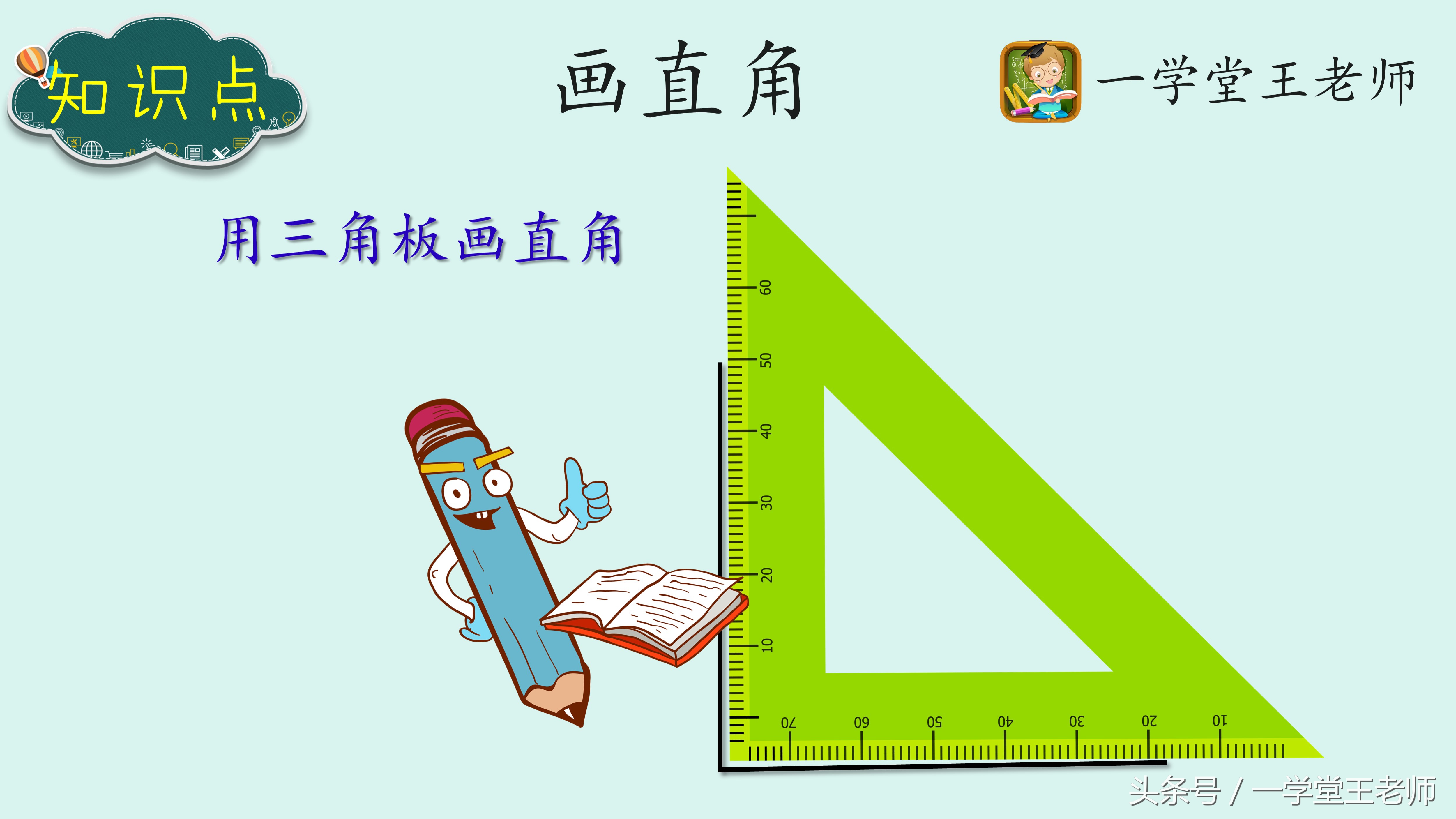 王老师精品问答选~什么是直角，锐角，钝角？二年级角的认识！