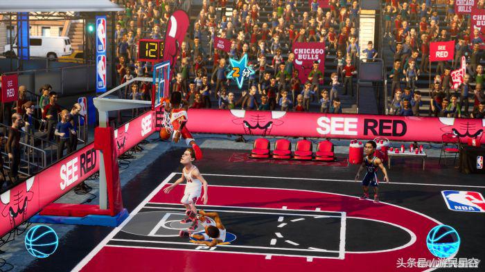 nba2k游乐场有哪些球员(《NBA 2K 欢乐竞技场2》评测：詹姆斯跳起来八米高)