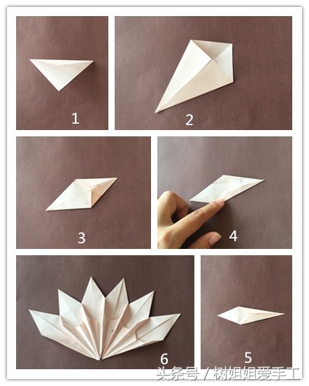 亲子折纸花艺：用1张A4纸折出优雅的百合花