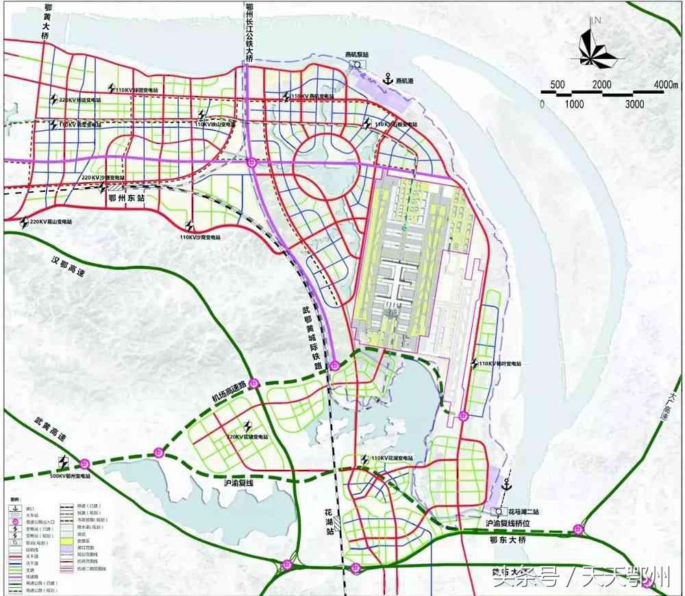 图解：湖北鄂州货运机场及配套工程