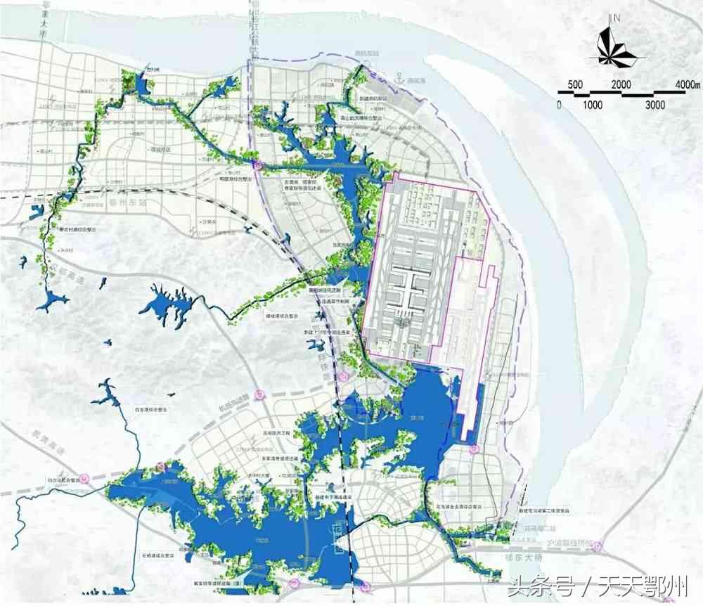 图解：湖北鄂州货运机场及配套工程