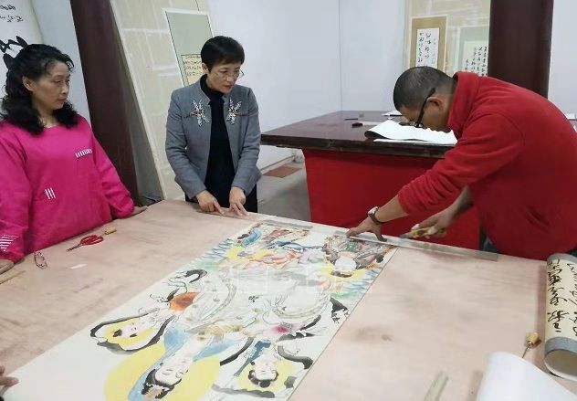 盐博馆“装裱技艺中级培训班”圆满结业