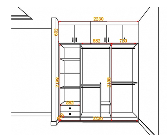 35款衣柜布局 尺寸,衣柜容量翻一倍,妈妈再也不担心我衣柜乱堆!