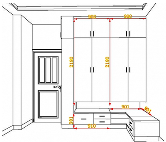 35款衣柜布局 尺寸,衣柜容量翻一倍,妈妈再也不担心我衣柜乱堆!