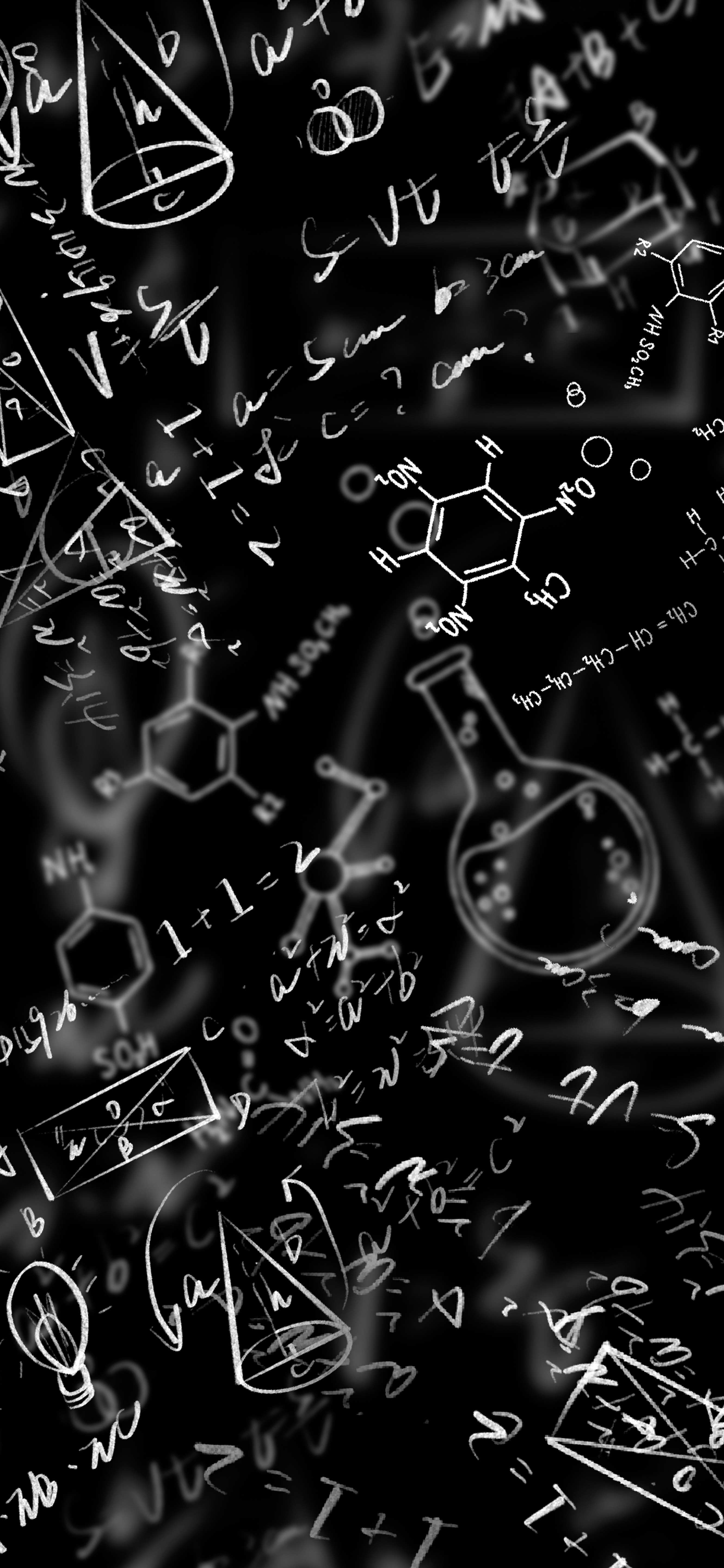 壁纸｜适合夜间模式的“科学公式”壁纸