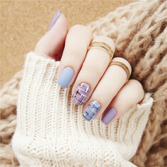 海豚湾美甲 毛呢美甲图片大全