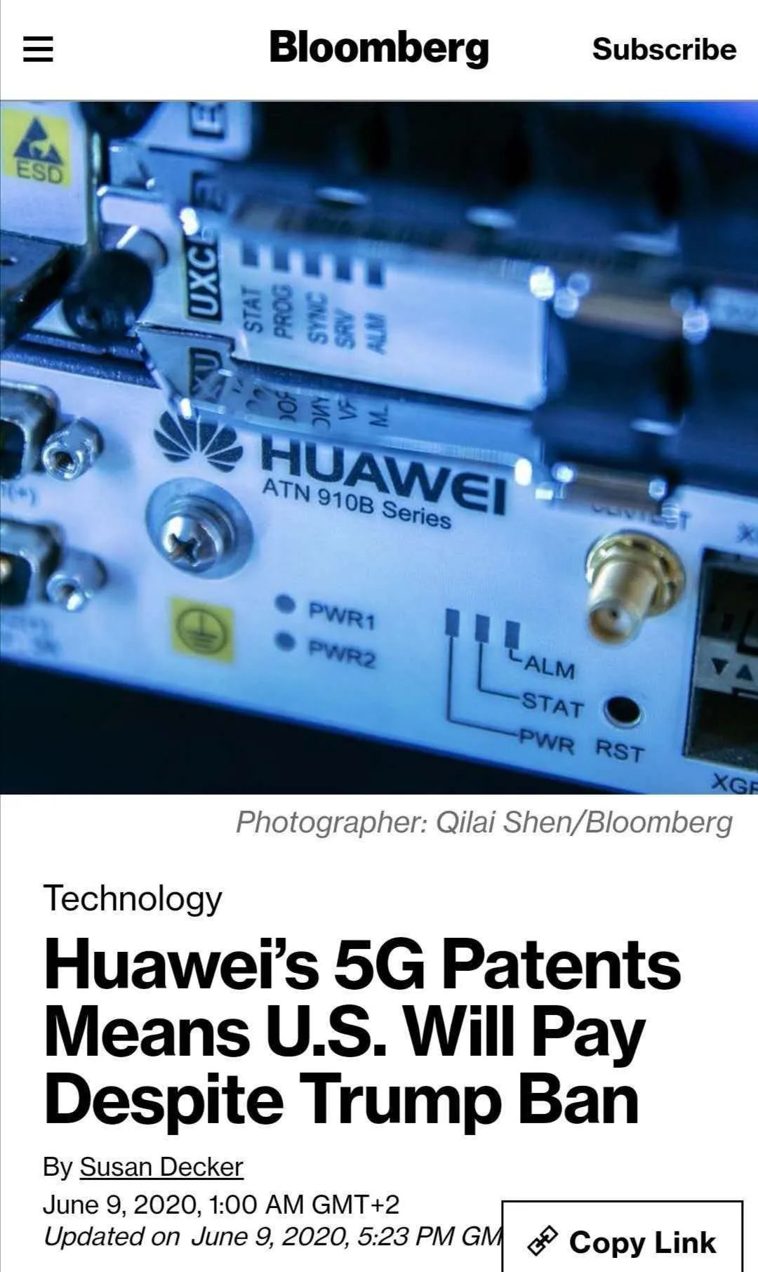 华为还会向美企收专利费么？