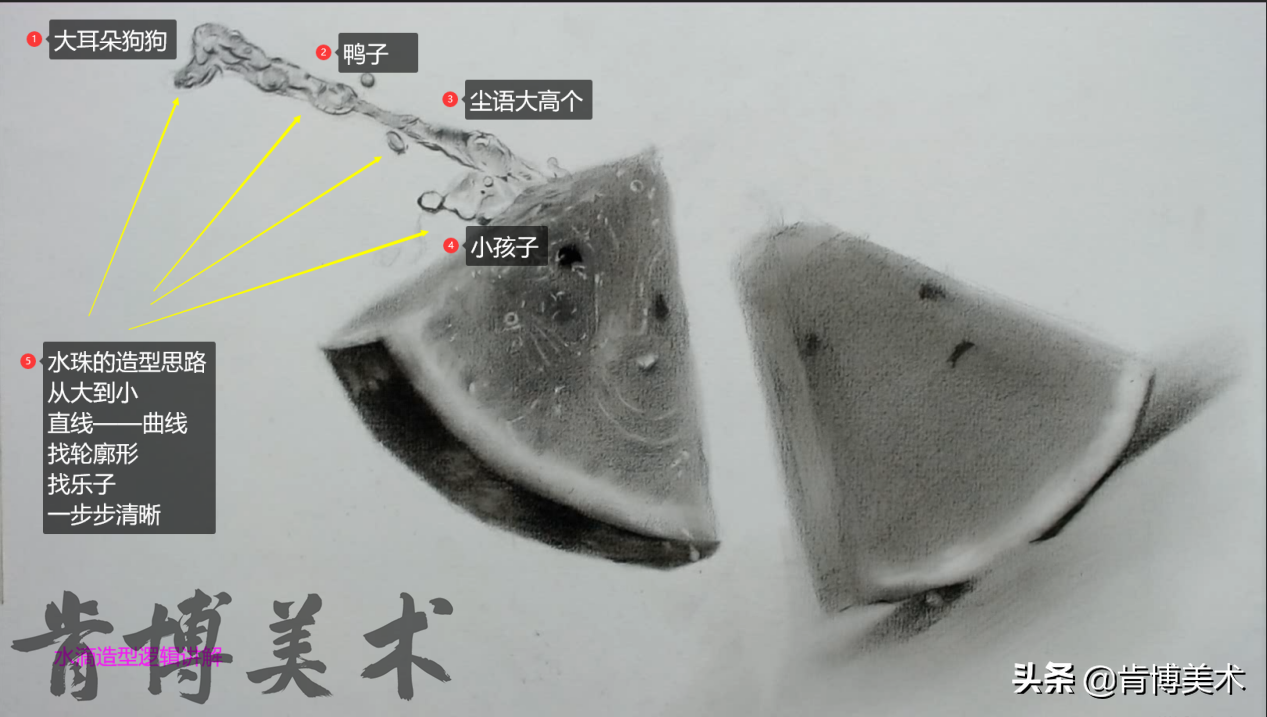 干货丨如何画好一副素描作品，让“西瓜”告诉你