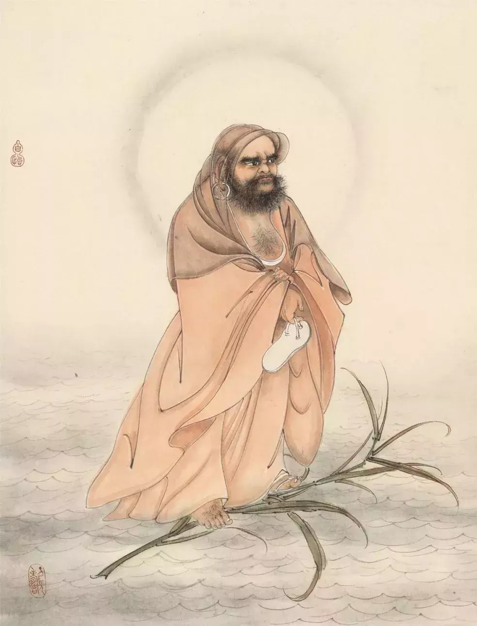 历史上真实的达摩,硬怼梁武帝!并非轻功盖世