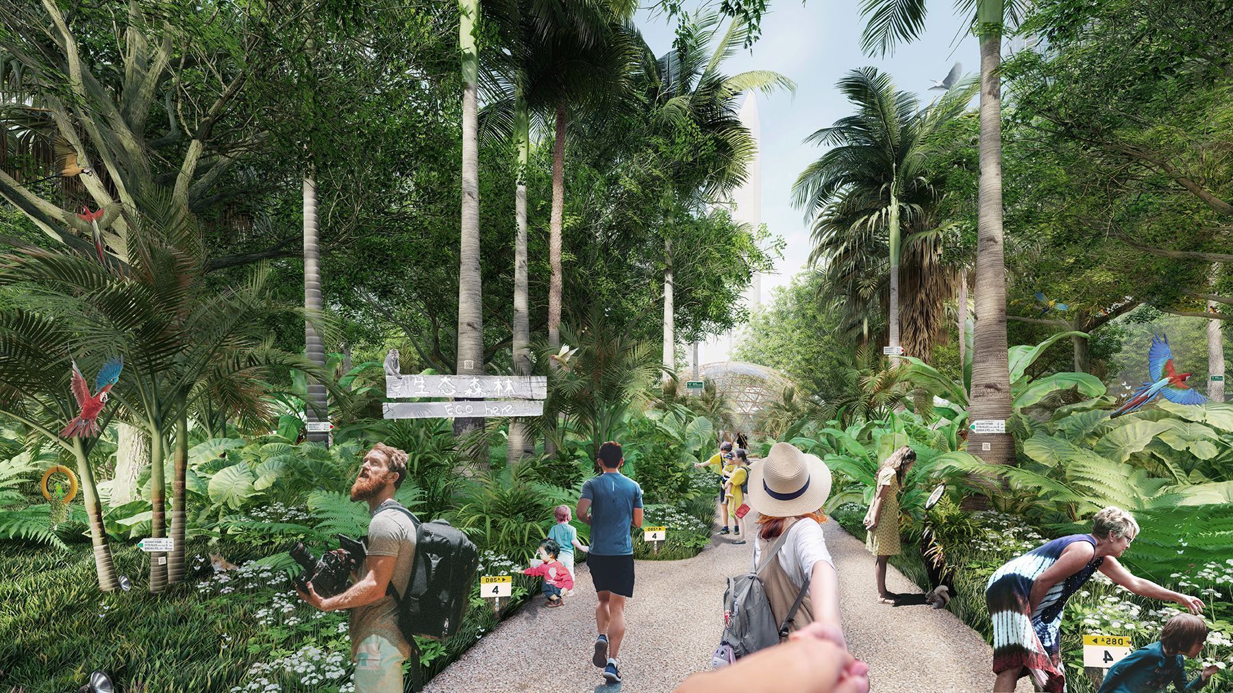 深超总“超级校园”长什么样？来看中央绿轴与片区景观深化设计成果