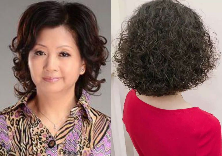 短发烫发图片小卷洋气(老年人白发多不想染发) - 赤虎壹号