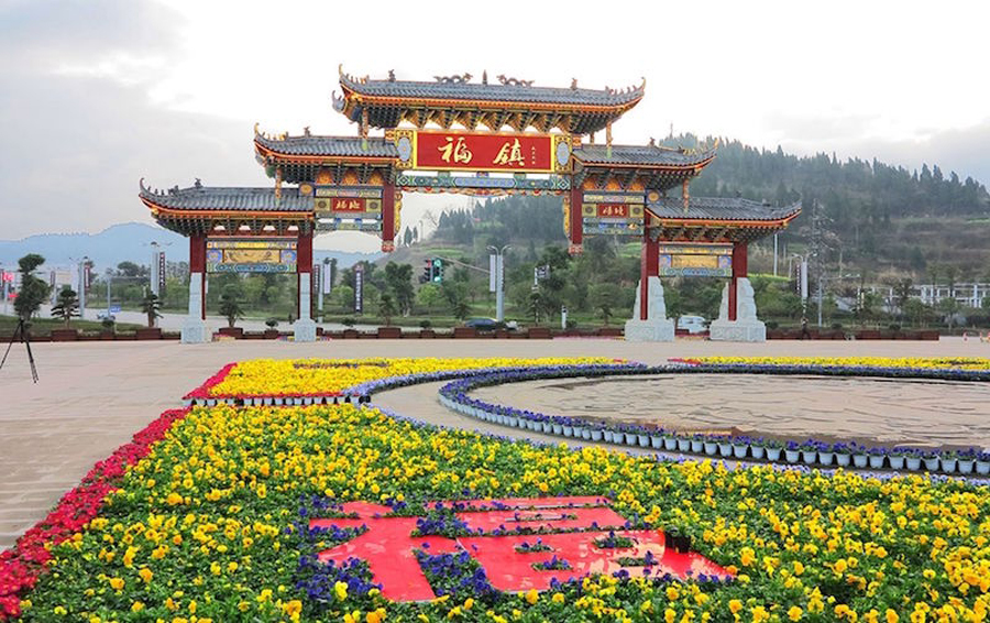 四川西充县最大的镇,紧邻南充市区,拥有古镇景区