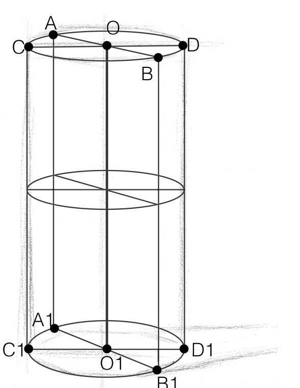圆柱体的画法步骤图片图片