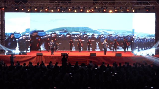 我们的甘肃警察职业学院70华诞啦！