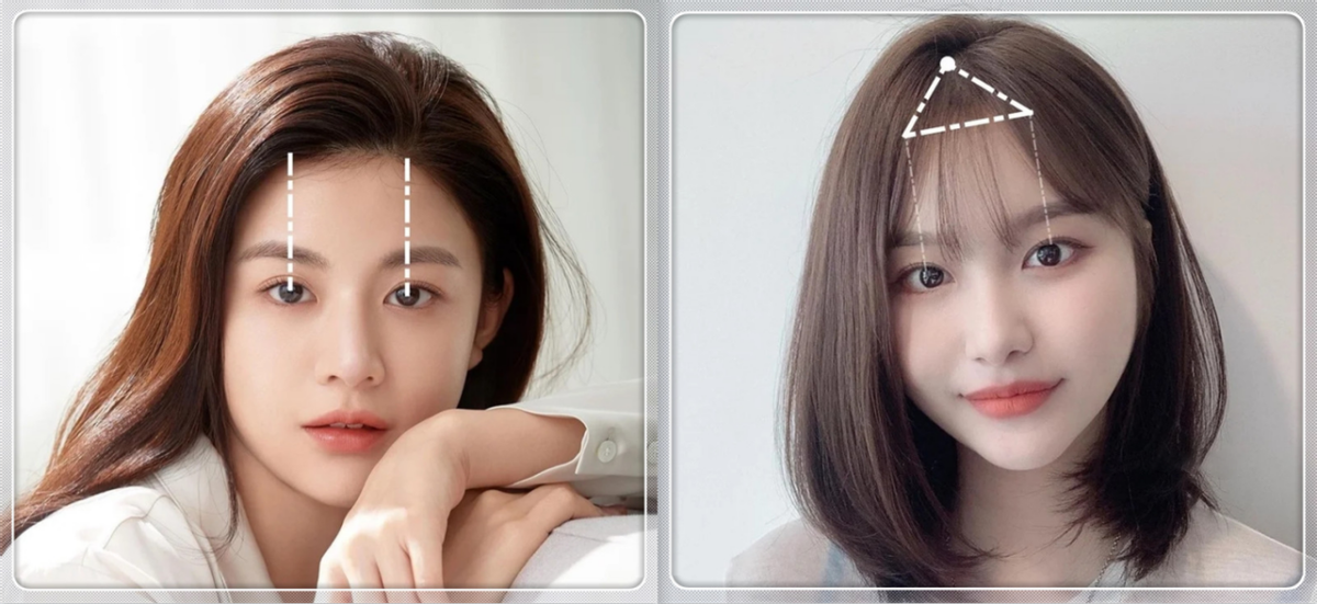 刘海的黄金三角区是不是许多女性第1次听说这个名字?