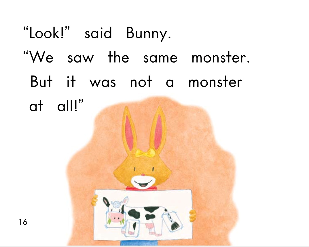 英语有声绘本：《Bunny and The Monster》小兔子与三只怪物