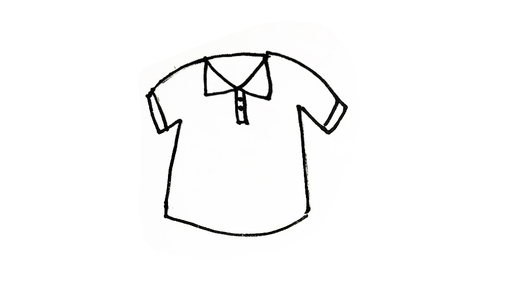 亲子简笔画衣服素材｜10款卡通衣服的画法，跟着步骤，简单易画
