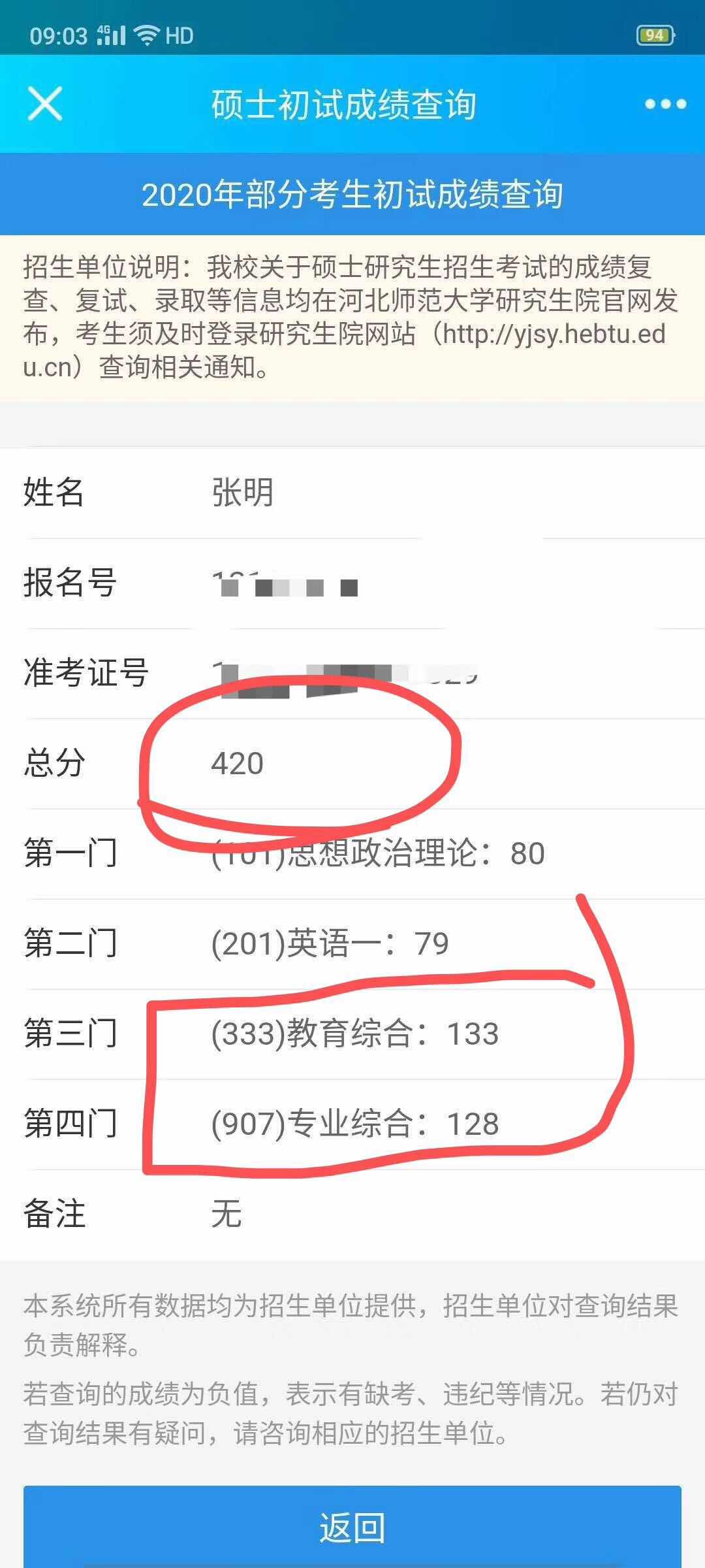 河北师范大学考研河北师范大学2020学科英语第一420分张明经验
