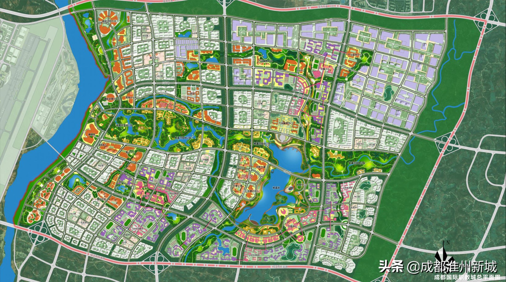 成都国际职教城：官方规划布局图全解
