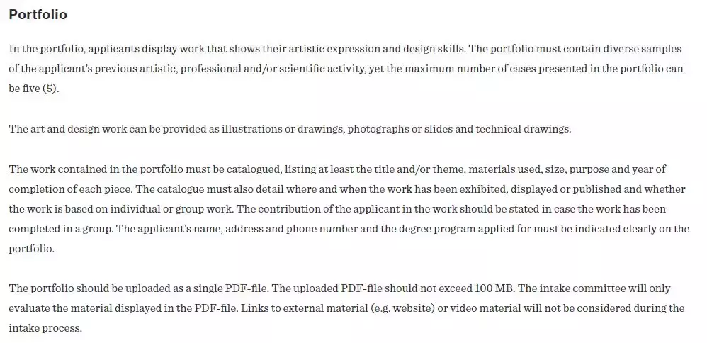 全球顶级服装院校Deadline&作品集格式一览