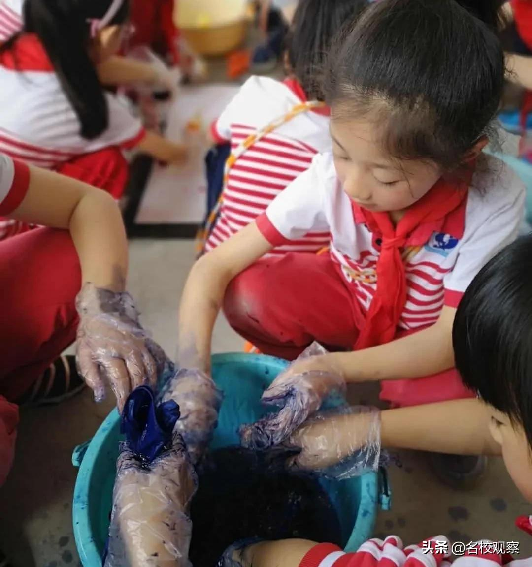 走进成都新世纪外国语，走进扎染世界，感受中华魅力