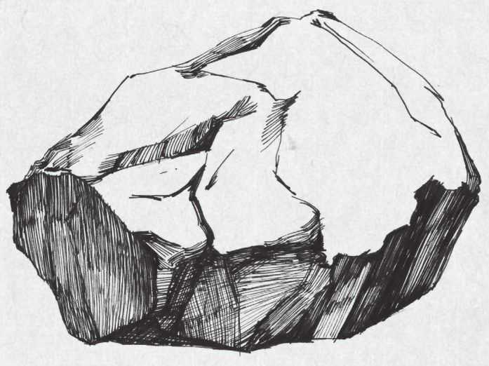 干货！石头绘制技法详解（复杂形体）图解教程，简单易学，快收藏