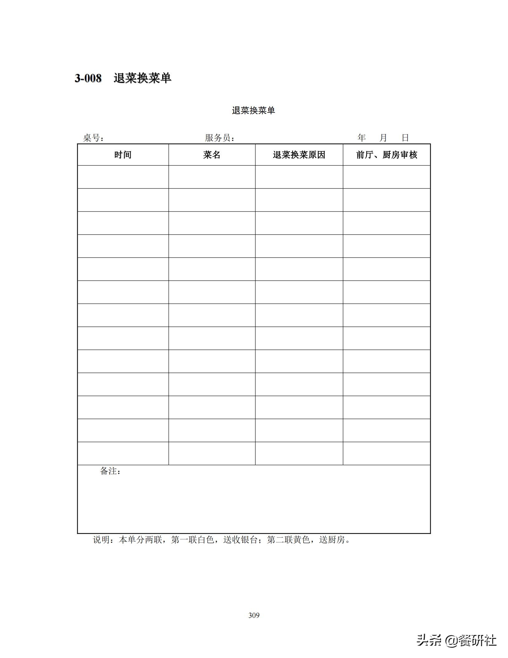 餐饮管理培训大典：200+操作流程/表单工具（462页文档）