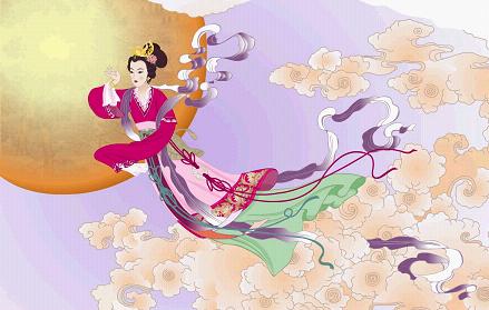 嫦娥奔月的神话故事20字图片 _飞翔号