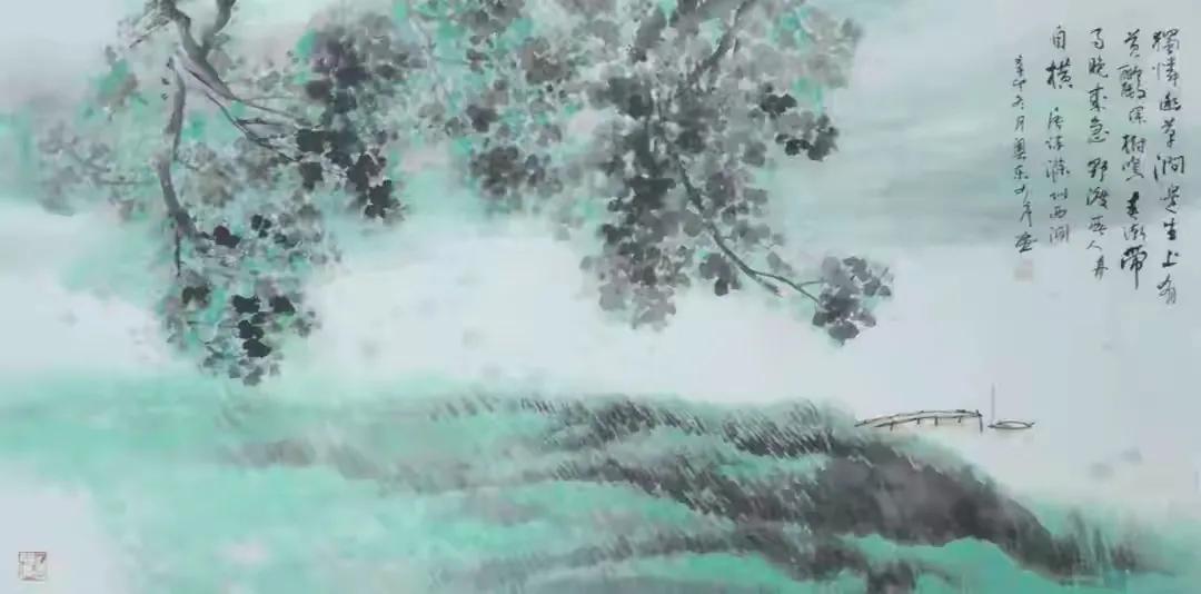 习诗录:春潮带雨晚来急，野渡无人舟自横