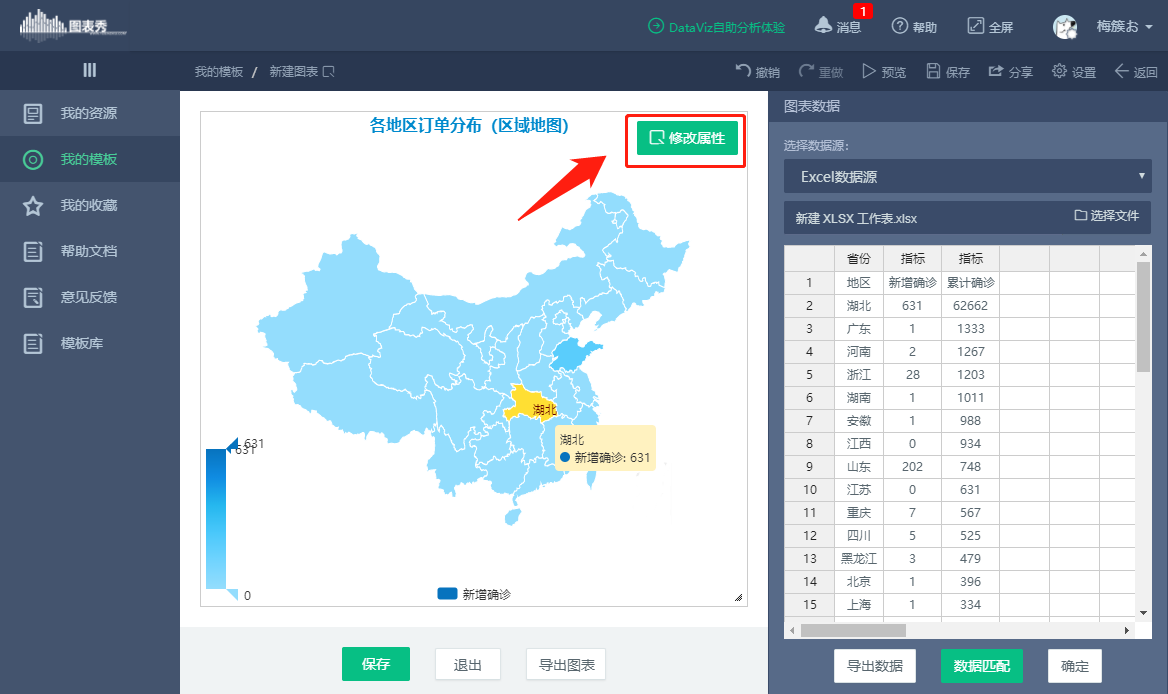 PPT制作自动显示数据的动态地图，原来这么简单！1分钟就能学会