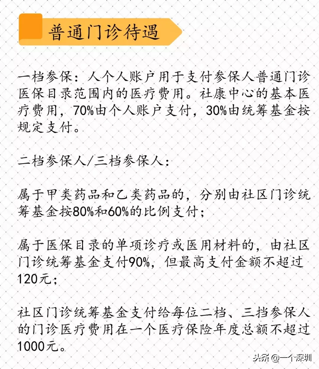 深圳社保一二三档的区别,不知道你就白交了!