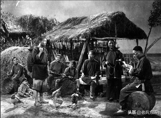 1954年国产老电影《淮上人家》经典剧照，花园口决堤的故事