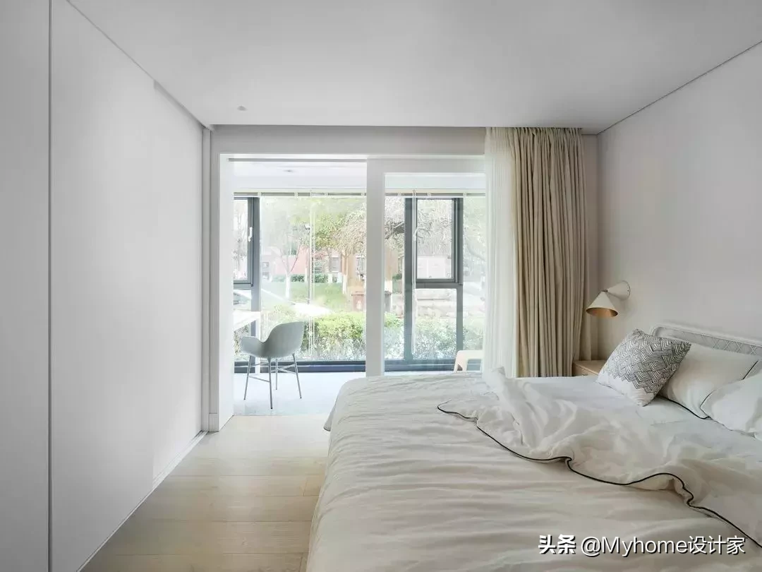 这才是北欧风！102㎡简约公寓，爆改两居室，还有大阳台