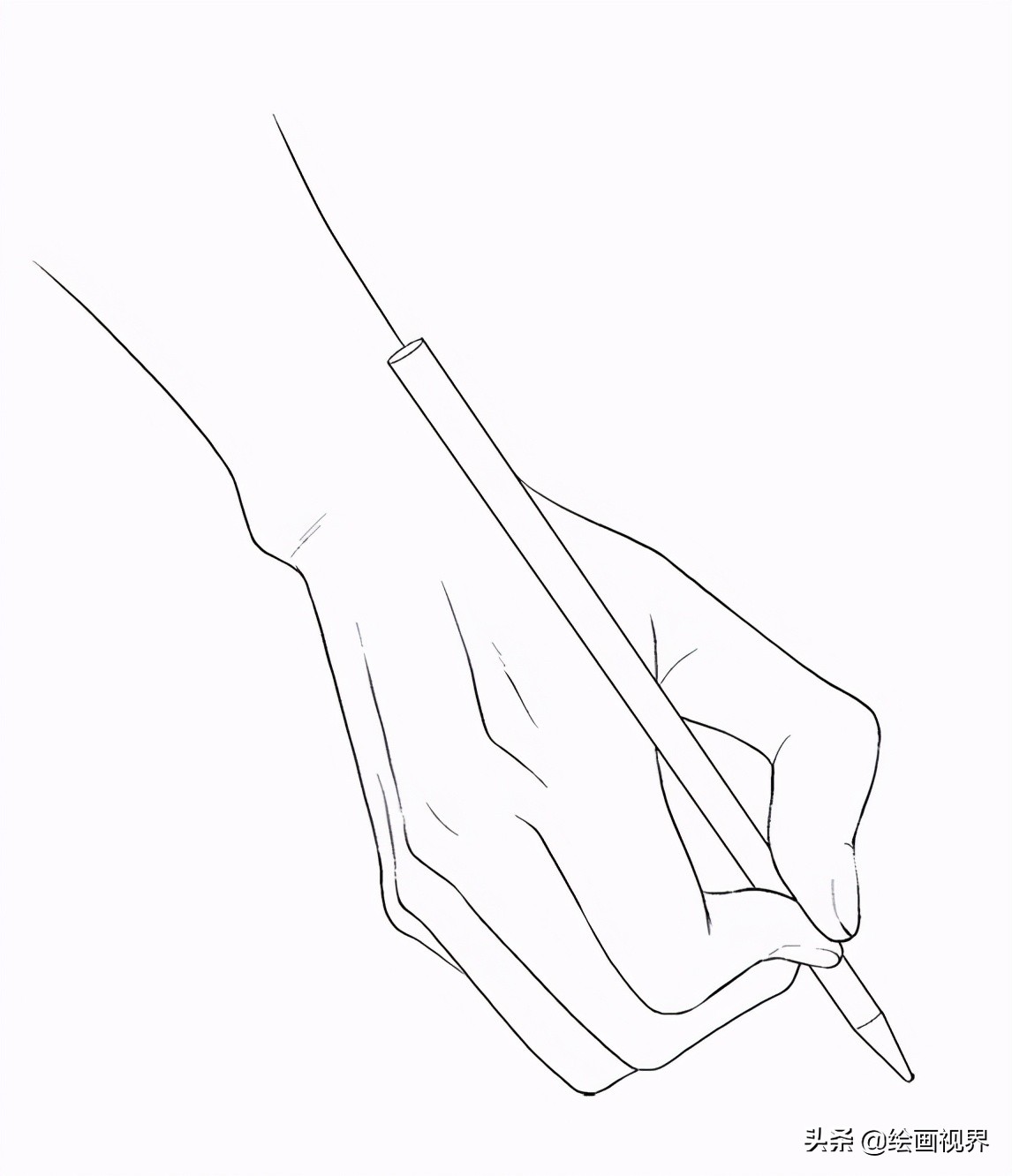 初学者怎么画手?从最基础的造型画起来,简单易学,收藏临摹学习