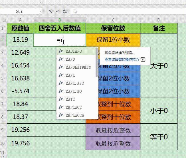 round什么意思中文round函数公式怎么用
